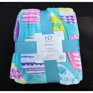 Brand New HD Designs Holiday Throw Easter Collection Micro-Plush Blanket
